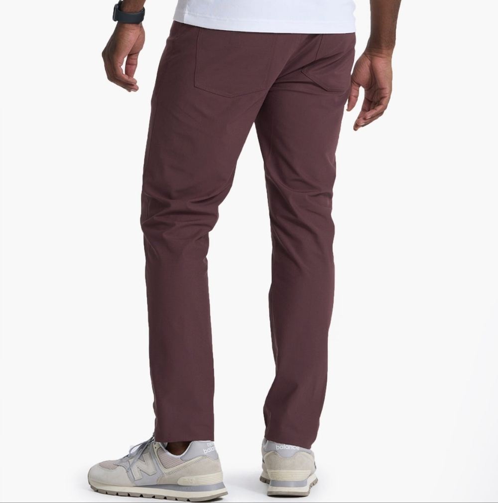 NWT Vuori | Meta Pant Athletic Slim Fit Chesnut 32", Mens 38 - Picture 2 of 10